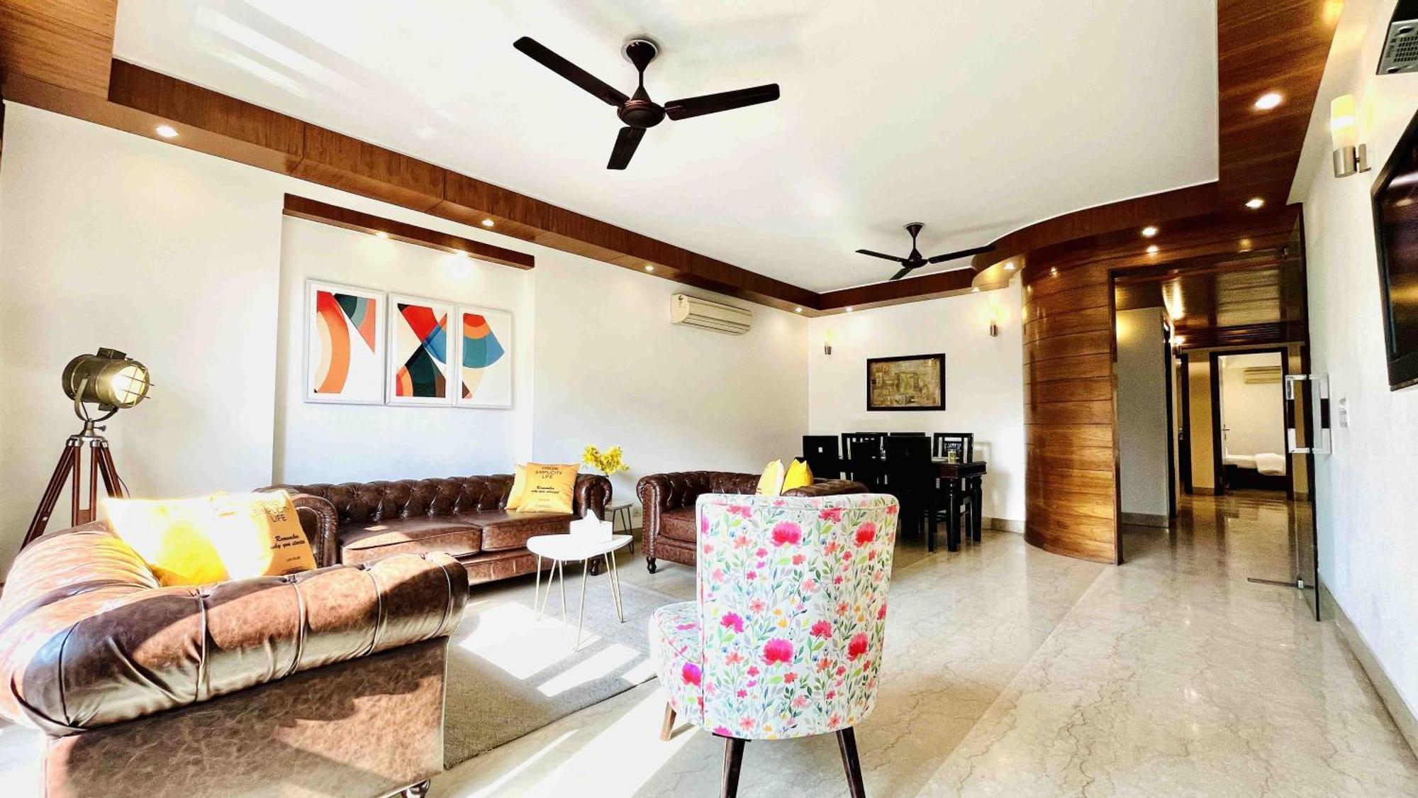Olive Service Apartments - Greater Kailash Nowe Delhi Pokój zdjęcie
