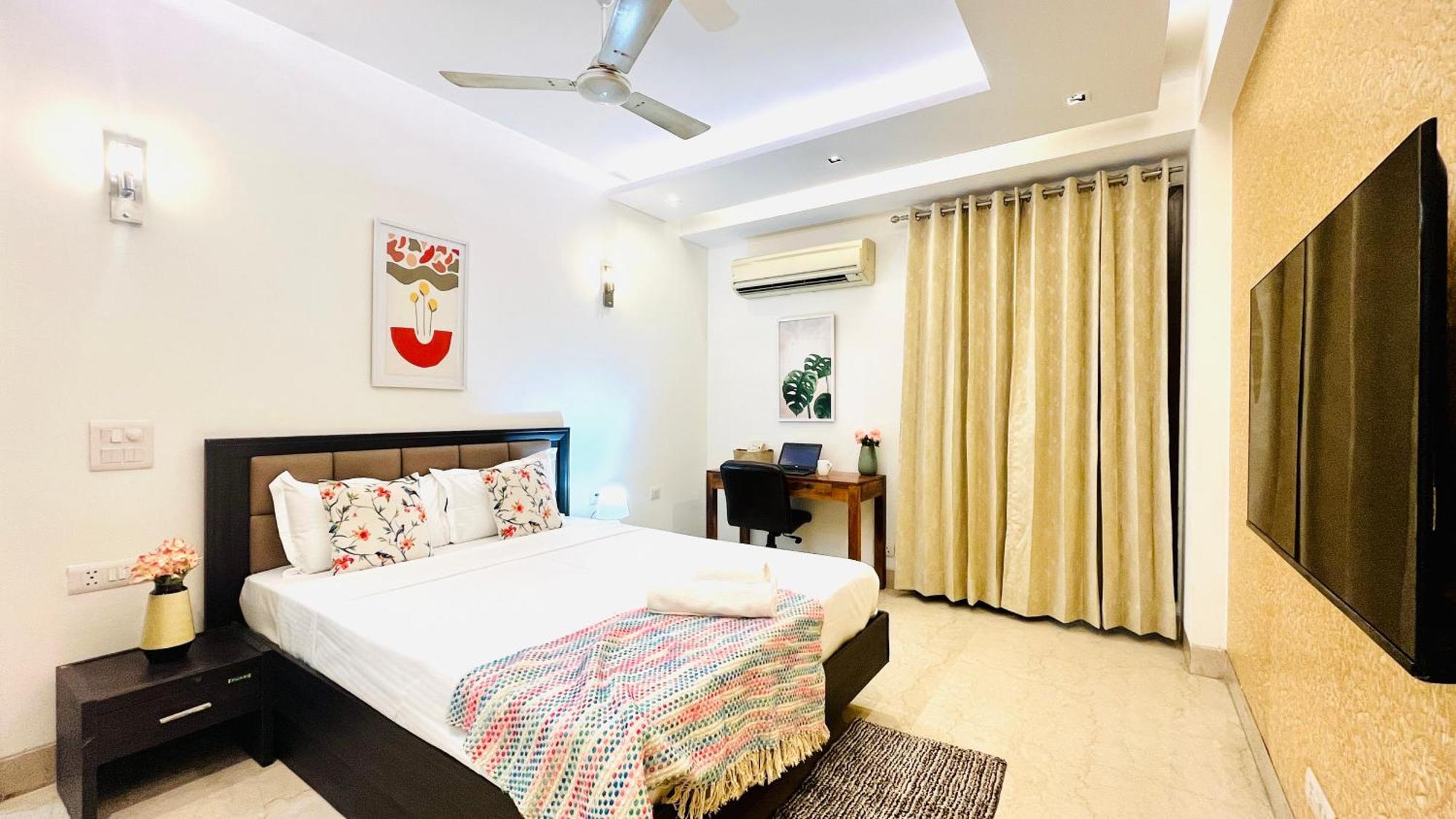 Olive Service Apartments - Greater Kailash Nowe Delhi Pokój zdjęcie